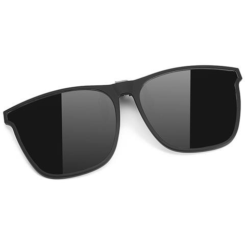 Occhiali Da Sole Clip-on - Per Montature Da Vista Black+grey - Foto 2