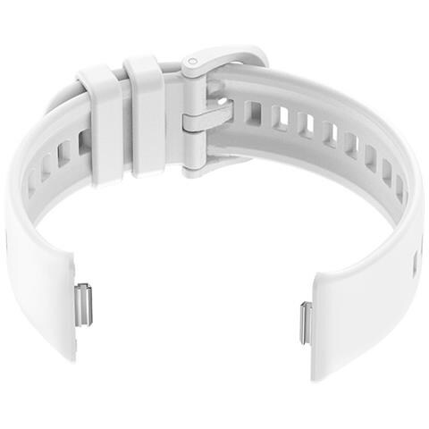 Cinturino In Silicone Compatibile Con Huawei Watch Fit 3/4 - Traspirante E Confortevole White - Foto 3
