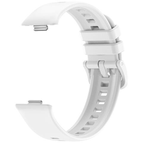 Cinturino In Silicone Compatibile Con Huawei Watch Fit 3/4 - Traspirante E Confortevole White - Foto 1