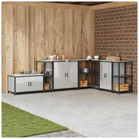 Mensola per il deposito in cucina Argento Acciaio zincato - Foto 2