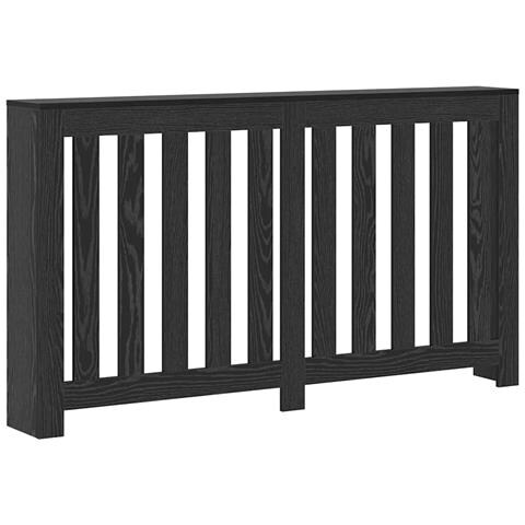 Copertura per radiatori Rovere Nero 149 x 20 x 82 cm - Foto 1