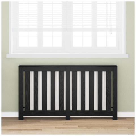 Copertura per radiatori Rovere Nero 149 x 20 x 82 cm - Foto 2