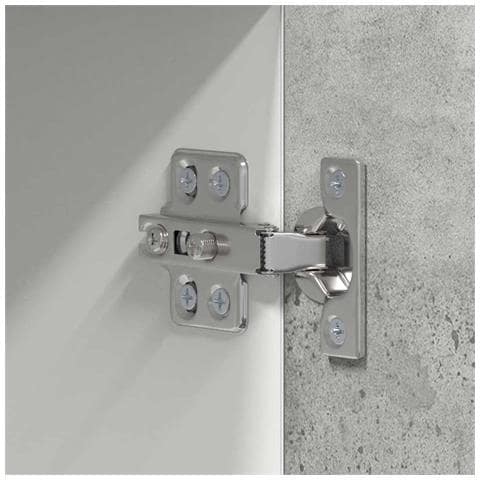 Armadio pensile Riga Grigio Cemento e Bianco 50 x 31 x 100 cm - Foto 9