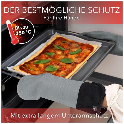 Set Da Cucina In Silicone Resistente Al Calore: Guanti Da Forno, Presine E Mini Guanti A Pinza - Foto 7