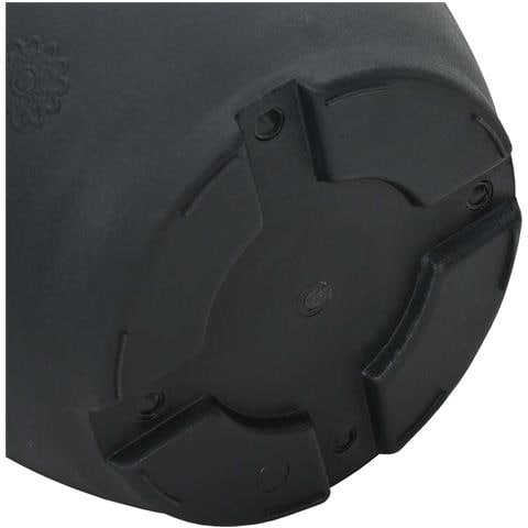 Vasi per Piante 24 pcs Nero Ø 26 x 21.5 cm Plastica - Foto 9