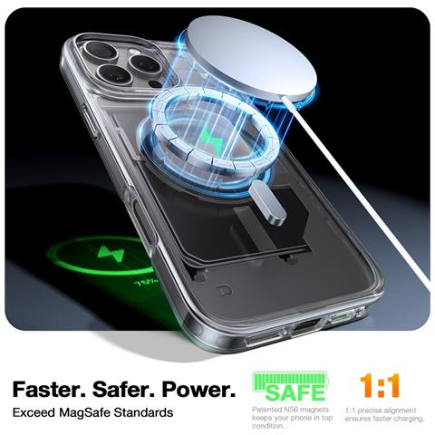 Cover per iPhone 16 Pro - TPU, Trasparente, MagSafe - Foto 2