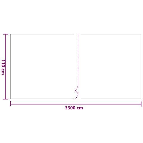 Telo per polvere con nastro adesivo 6 pcs 110 x 3300 cm HDPE - Foto 7