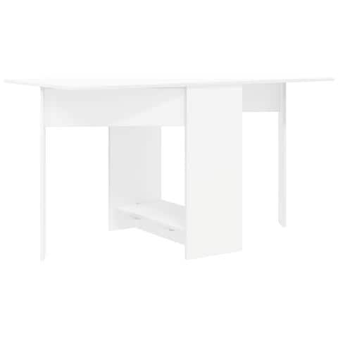 Tavolo da Pranzo 138 x 70 x 73,5 cm Legno ingegnerizzato Bianco - Foto 1