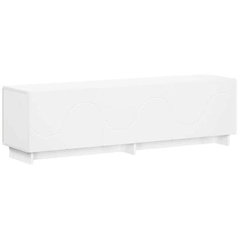 Supporto TV 140 x 34.5 x 40 cm Bianco Legno ingegnerizzato - Foto 1