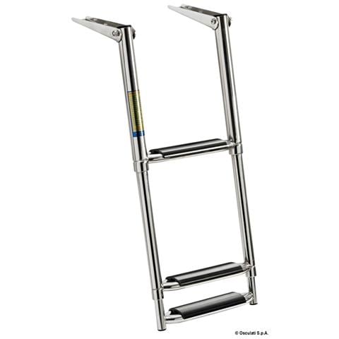 Scaletta telescopica per plancetta 3 gradini large - Foto 1