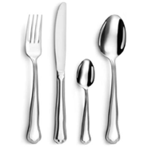 099000 af01 c40 coperti Di Tavolo / cofanetto 6 persone, Acciaio Inossidabile, Finitura Lucida, 13,7 x 7 x 26,5 cm - Foto 1