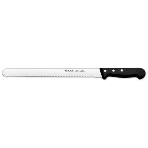 Serie Universal - Coltello Pasticceria Coltello Torta Cake Knife - Lama Acciaio Inossidabile Nitrum 300 Mm - Manico Polioxymetilene (pom) Colore Nero - Foto 1