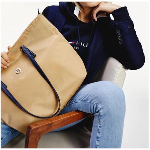 Borsa Donna Poppy Tote Kha / beige Aw0aw07956rbl - Foto 5