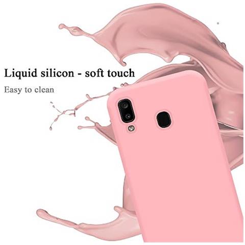 Custodia Compatibile Con Samsung Galaxy A20 / A30 / M10s In Liquid Rosa - Coperchio Protettivo In Silicone Tpu Flessibile - Foto 2