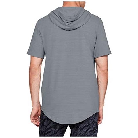 Sotto Armoursportstyle Ss Hoodiefelpa Con Cappucciouomogrigio (acciaio / Nero) S - Foto 5