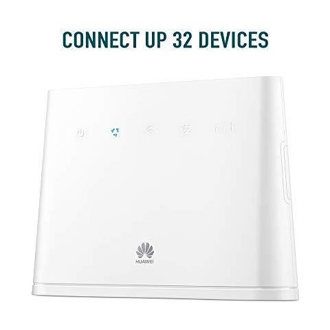 B311 2020 4g Lte 150 Mbps Mobile Router Wi-fi Sbloccato A Tutti Networks- Genuine Magazzino Garanzia Uk (logo Non Network) - Bianco - Foto 2