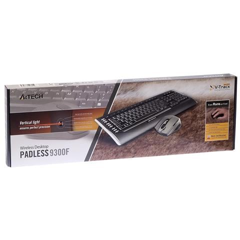 9300F, RF Wireless, QWERTY, Standard, Nero, 15m, Batteria - Foto 1