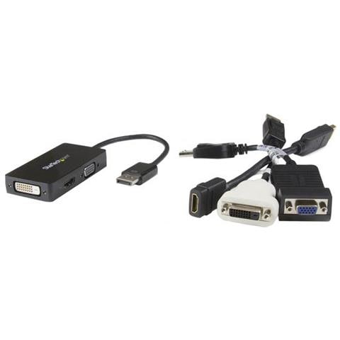 Cavo Adattatore 3 in 1 DisplayPort a VGA / DVI / HDMI - Convertitore DP a VGA HDMI DVI - 1920x1200 - 1800p - Foto 2