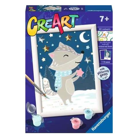 Set da Colorare per Bambini CreArt con i Numeri Tasso Carino - Foto 1