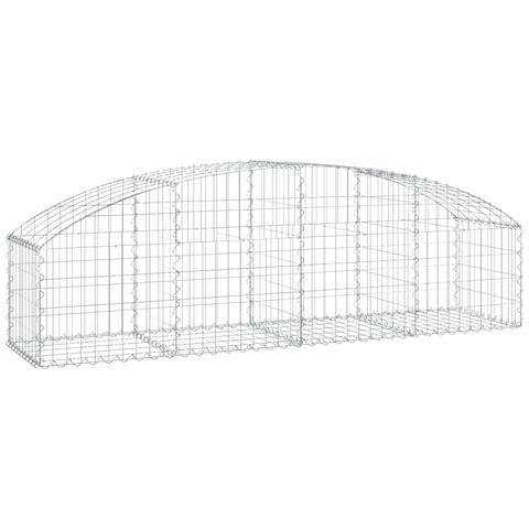 Cesto Gabbione Ad Arco 200x50x40/60 Cm Ferro Zincato - Foto 1