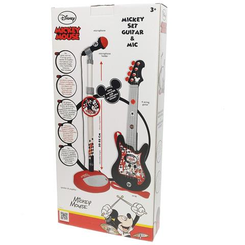 Giocattolo Musicale Mickey Mouse Microfono Chitarra Da Bambino - Foto 2