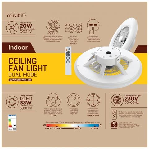 MIOCLA001 Lampada a soffitto intelligente Wi-Fi - Foto 11