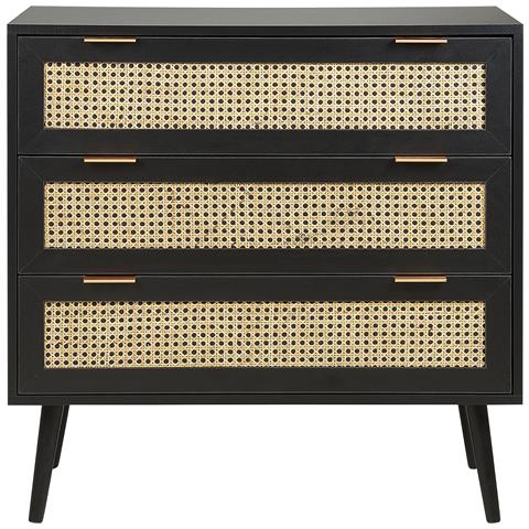 Cassettiera 3 Cassetti Opoco Nero - Foto 6