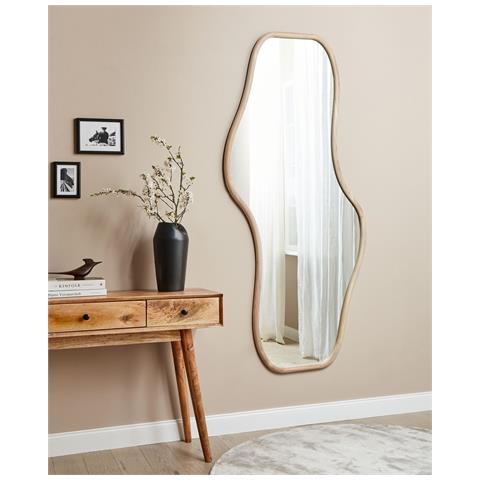 Specchio Biollet 80 Cm 180 Cm Legno Di Paulownia Naturale - Foto 1