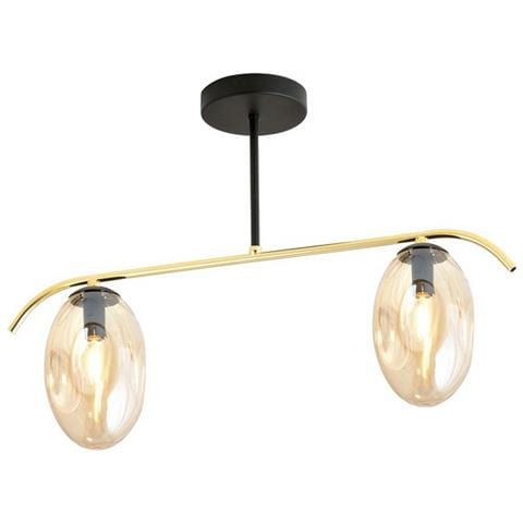 Lampada A Sospensione Rebel - Nero, Bianco - Acciaio Verniciato A Polvere - 93x100x24 Cm - Foto 1