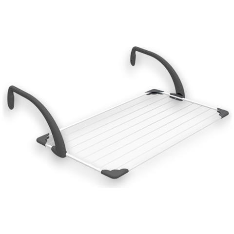 Stendino Da Balcone E Termosifone Con Sistema Anti Torsione Ultra Resistente In Acciaio Poggiolo Vileda Brezza 100 - Foto 1