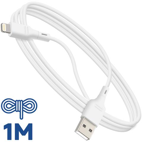 Cavo Di Ricarica E Sincronizzazione Da Usb A Lightning, Bianco - Foto 2