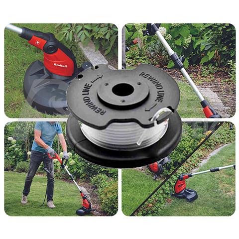 Set Di Bobina E Cappuccio Di Ricambio Per Tagliabordi Einhell 6-pack - Foto 2