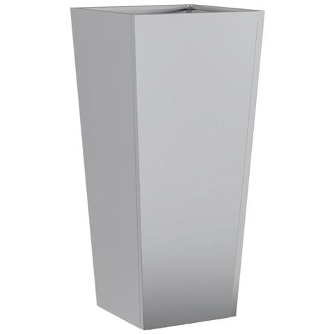 Fioriera Da Giardino 35x35x75 Cm In Acciaio Zincato - Foto 1