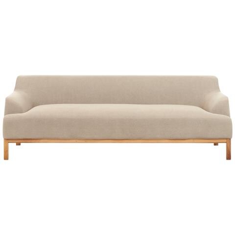 Divano 3 Posti Sosjo Tessuto Tortora - Foto 2