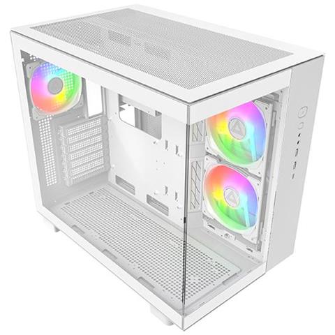 Case KING 65 PRO Mid Tower ATX / Micro ATX / Mini-ITX 2 Porte USB 3.2 Colore Bianco - Foto 2