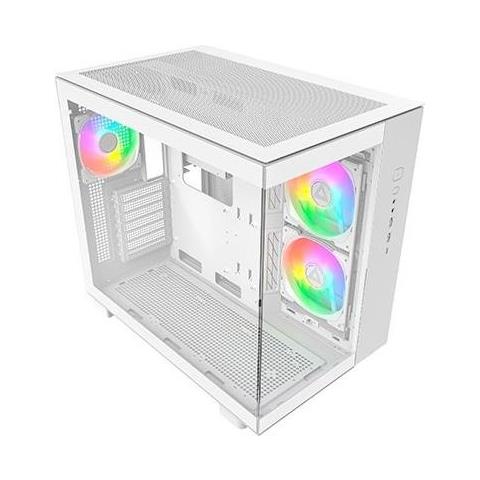 Case KING 65 PRO Mid Tower ATX / Micro ATX / Mini-ITX 2 Porte USB 3.2 Colore Bianco - Foto 1