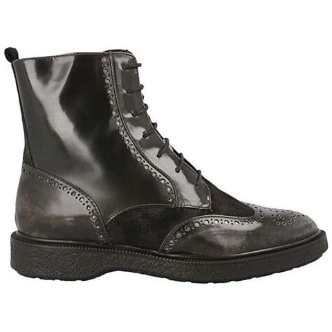 Donna Prestyn Stivali Con Zip In Pelle Marrone Caffè 41 - Foto 1