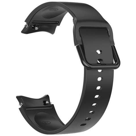 Cinturino In Silicone Per Samsung Galaxy Watch 5 - (40/44/45 Mm Pro) Black - Foto 2