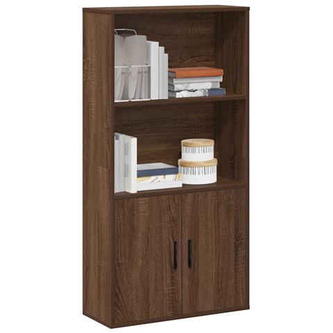 Libreria Rovere Marrone 60x24x120 Cm In Legno Multistrato - Foto 1