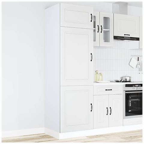 Armadio Da Cucina Kalmar Bianco In Legno Multistrato - Foto 1