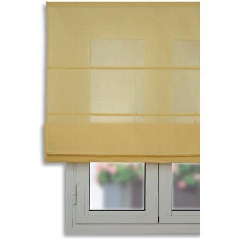 Storplanet - Tenda Pieghevole Con Bacchette Serie City Giallo 75x175 Cm - Foto 1