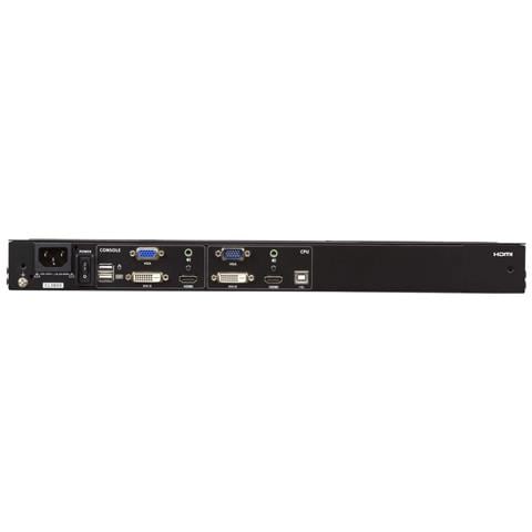 CL3800NW console a rack 47 cm (18.5") 1920 x 1080 Pixel Metallo, Plastica Nero 1U - Foto 2