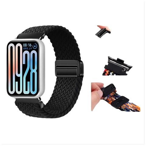Cinturino Intrecciato Magnetico Compatibile Con Xiaomi 8 Pro, Nero, Con Chiusura Magnetica Rapida, Resistente All'acqua E Traspirante Black - Foto 1
