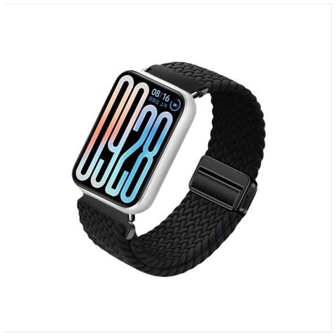 Cinturino Intrecciato Magnetico Compatibile Con Xiaomi 8 Pro, Nero, Con Chiusura Magnetica Rapida, Resistente All'acqua E Traspirante Black - Foto 3
