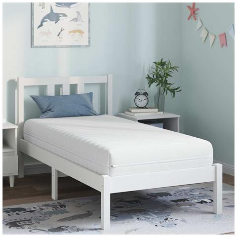 Materasso Bianco 80 x 160 cm Molle Insacchettate - Foto 2