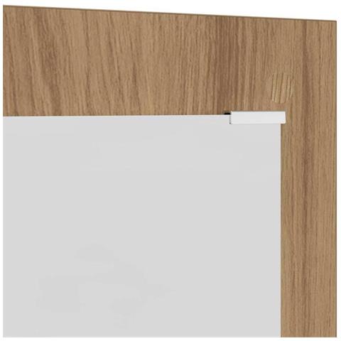 Appendiabiti a muro rovere artigianale 96 x 1.5 x 90 cm - Foto 9