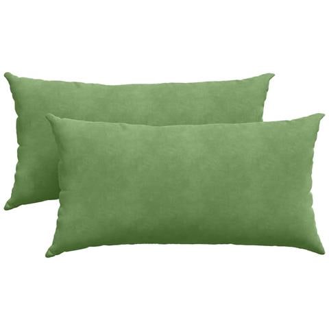 Cuscini da Divano 2 pcs Verde chiaro 80 x 40 cm - Foto 1