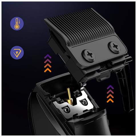 Set Professionale Di Tagliacapelli E Rifinitore Di Dettagli Per Barbieri - Foto 5