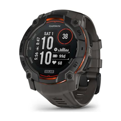 Instinct 3 Solar 3,3 cm (1.3") MIP 50 mm Digitale 176 x 176 Pixel Touch screen Nero GPS (satellitare) - Foto 1