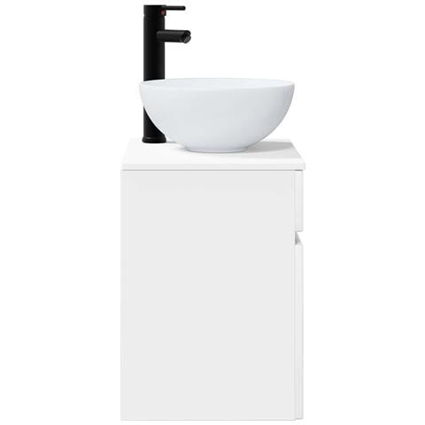 Mobile lavabo da parete Bianco Lucido 39 x 41 x 64,5 cm - Foto 2